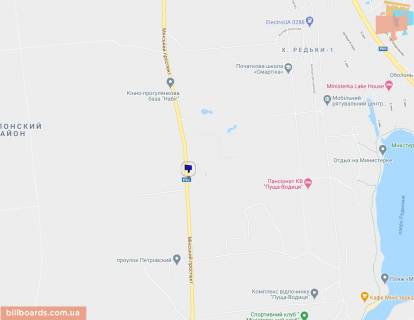 Білборд, Бігборд (Борд)  B у Києві, 3х6  просп. Литовський (Мінський) (В) - на Київ (1.5 км до пл.Шевченка) схема